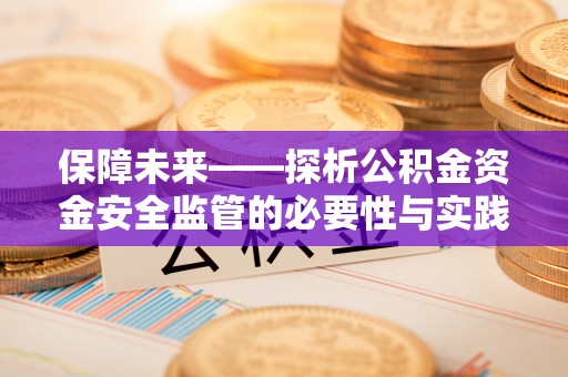 南岗保障未来——探析公积金资金安全监管的必要性与实践路径