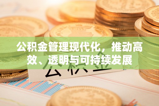 南岗公积金管理现代化，推动高效、透明与可持续发展