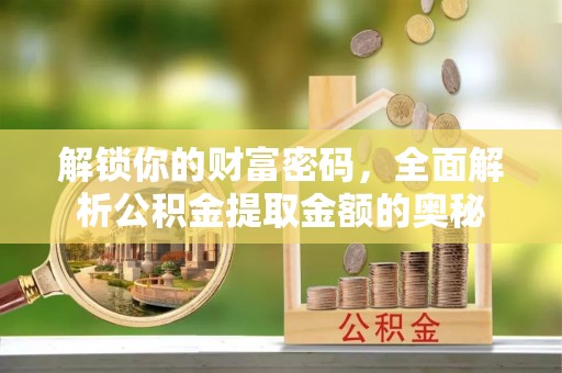 南岗解锁你的财富密码，全面解析公积金提取金额的奥秘