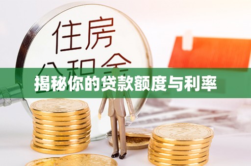 南岗揭秘你的贷款额度与利率