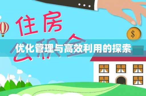 南岗优化管理与高效利用的探索