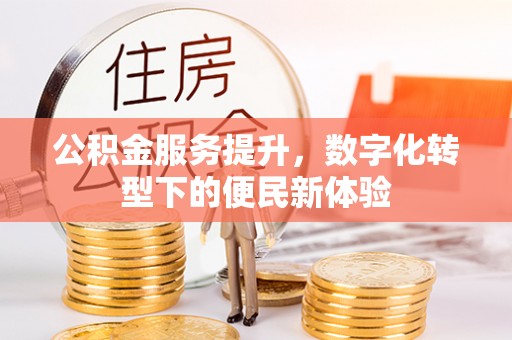 南岗公积金服务提升，数字化转型下的便民新体验
