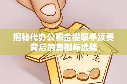 南岗揭秘代办公积金提取手续费背后的真相与选择