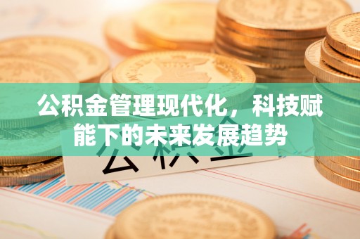 南岗公积金管理现代化，科技赋能下的未来发展趋势
