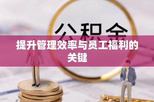 南岗提升管理效率与员工福利的关键