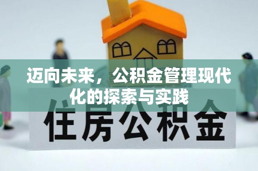 南岗迈向未来，公积金管理现代化的探索与实践