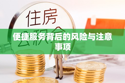 南岗便捷服务背后的风险与注意事项